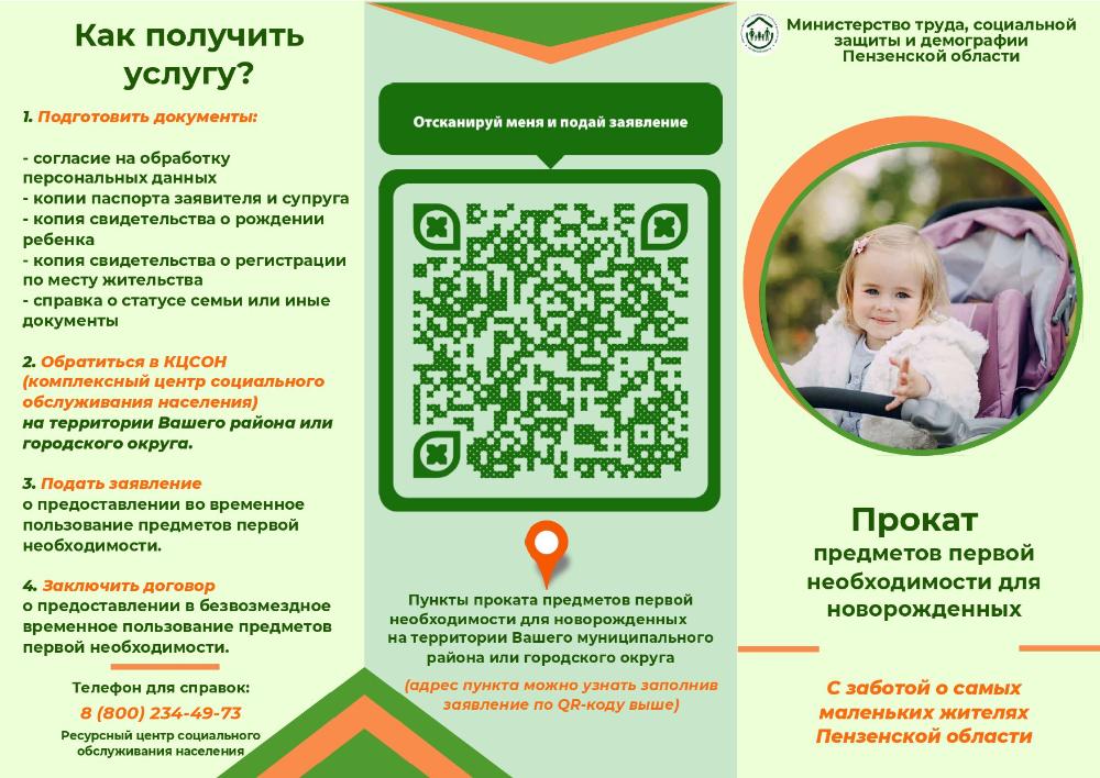 Прокат предметов первой необходимости для новорожденных